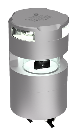 5nm Masthead + 2nm 135° Stern + 360° White, silver